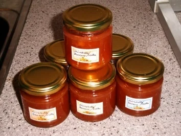 Mirabellen-Bananen-Marmelade mit Wodka - Rezept