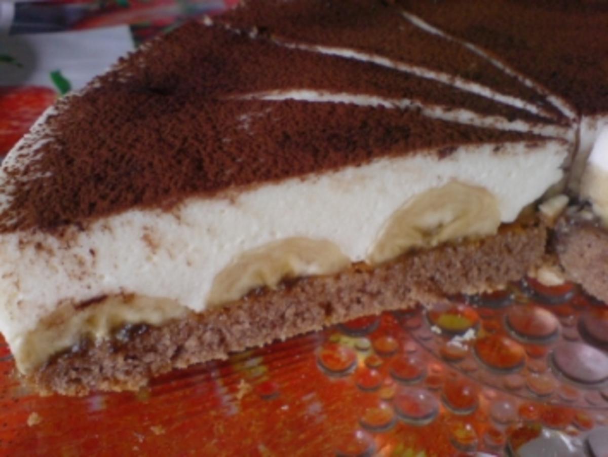 Schoko-Bananen-Torte - Rezept - Bild Nr. 2