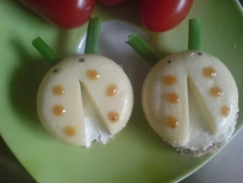 Fingerfood "Käse-Käfer" - Rezept