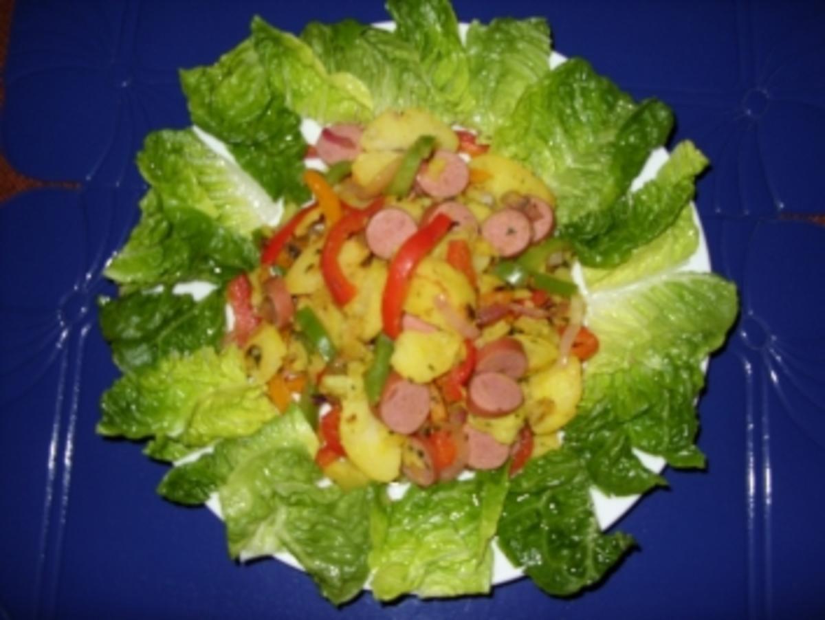 Bunter-Bratkartoffel-Salat - Rezept - Bild Nr. 5