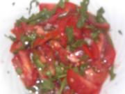 Tomatensalat mit Rucola - Rezept