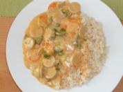 Rezept: Gemüse - Bratwurst - Pfanne mit Reis Gemüse - Bratwurst - Pfanne mit Reis - Rezept