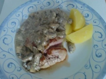 Einfache Champignon- Soße - Rezept - Bild Nr. 2