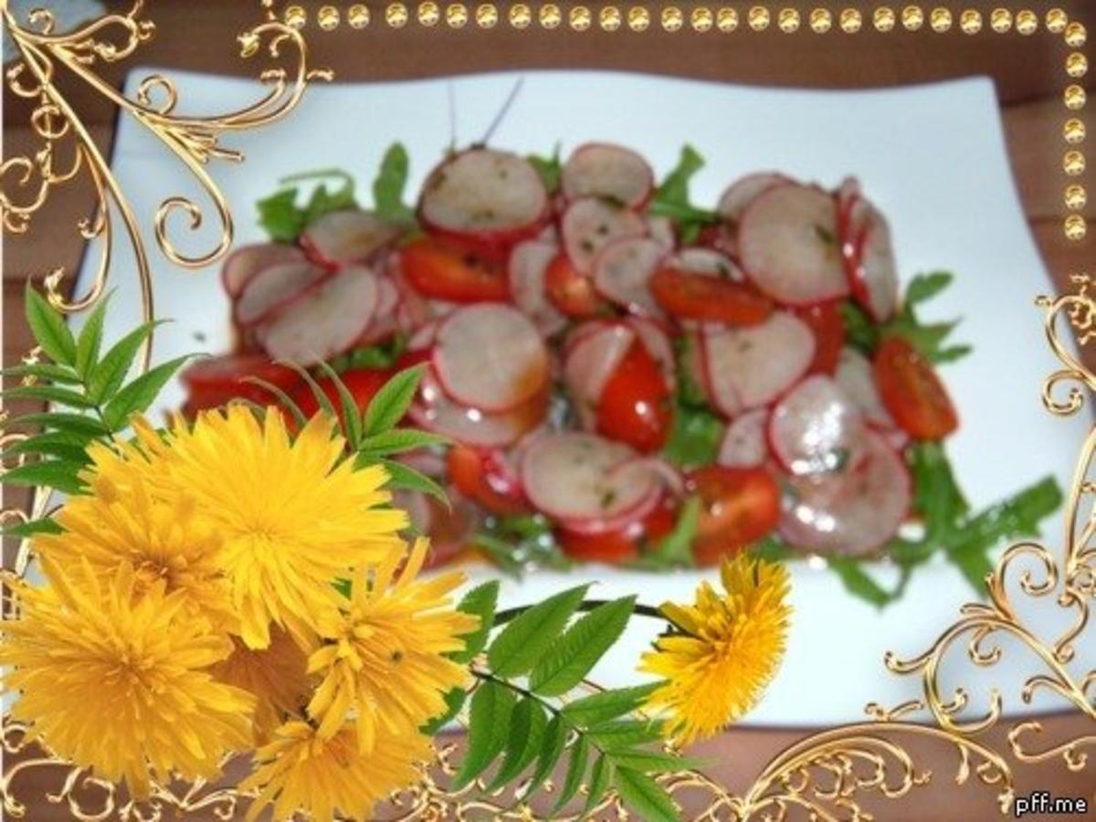 Salate : Rucola-Tomatensalat - Rezept