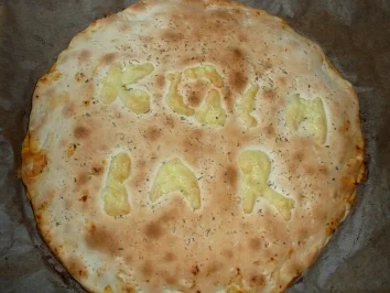 Foccacia mit dreierlei Käse - Rezept