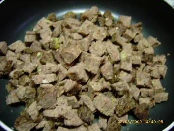 Zucchini - Juliennes mit Tatar an Reis - Rezept - Bild Nr. 7