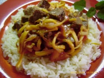 Zucchini - Juliennes mit Tatar an Reis - Rezept - Bild Nr. 14