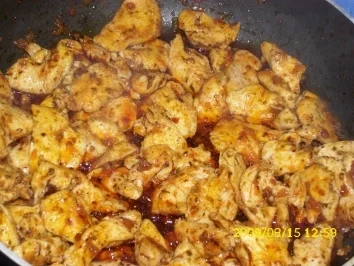 Fleisch:   Gyros von Hähnchenbrustfilet - Rezept - Bild Nr. 2