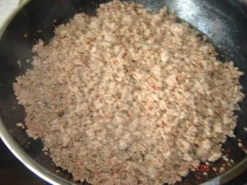 Hackfleisch Füllung für Teigtaschen - Rezept