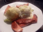 Kartoffelknödel im Zucchinimantel - Rezept