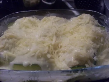 Rezept: Kartoffelknödel im Zucchinimantel Bild Nr. 2 Kartoffelknödel im Zucchinimantel - Rezept - Bild Nr. 2