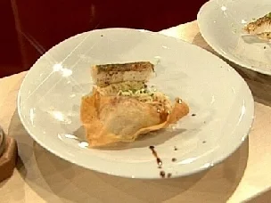 Teigtaschen mit Zander und Sauerkraut - Rezept