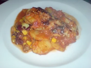 Rezept: Mexikanischer Auflauf Mexikanischer Auflauf - Rezept