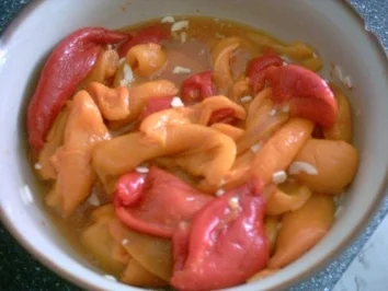 EINGELEGT - gröstete Paprikaschoten - Rezept