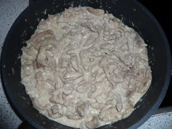 Geschnetzeltes in Weißweinsoße - Rezept