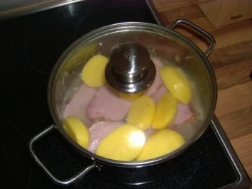 Rezept: Kassler mit Ananas Sauerkraut Bild Nr. 3 Kassler mit Ananas Sauerkraut - Rezept - Bild Nr. 3