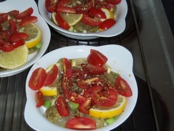 Überbackene Garnelen-Pfännchen - Rezept