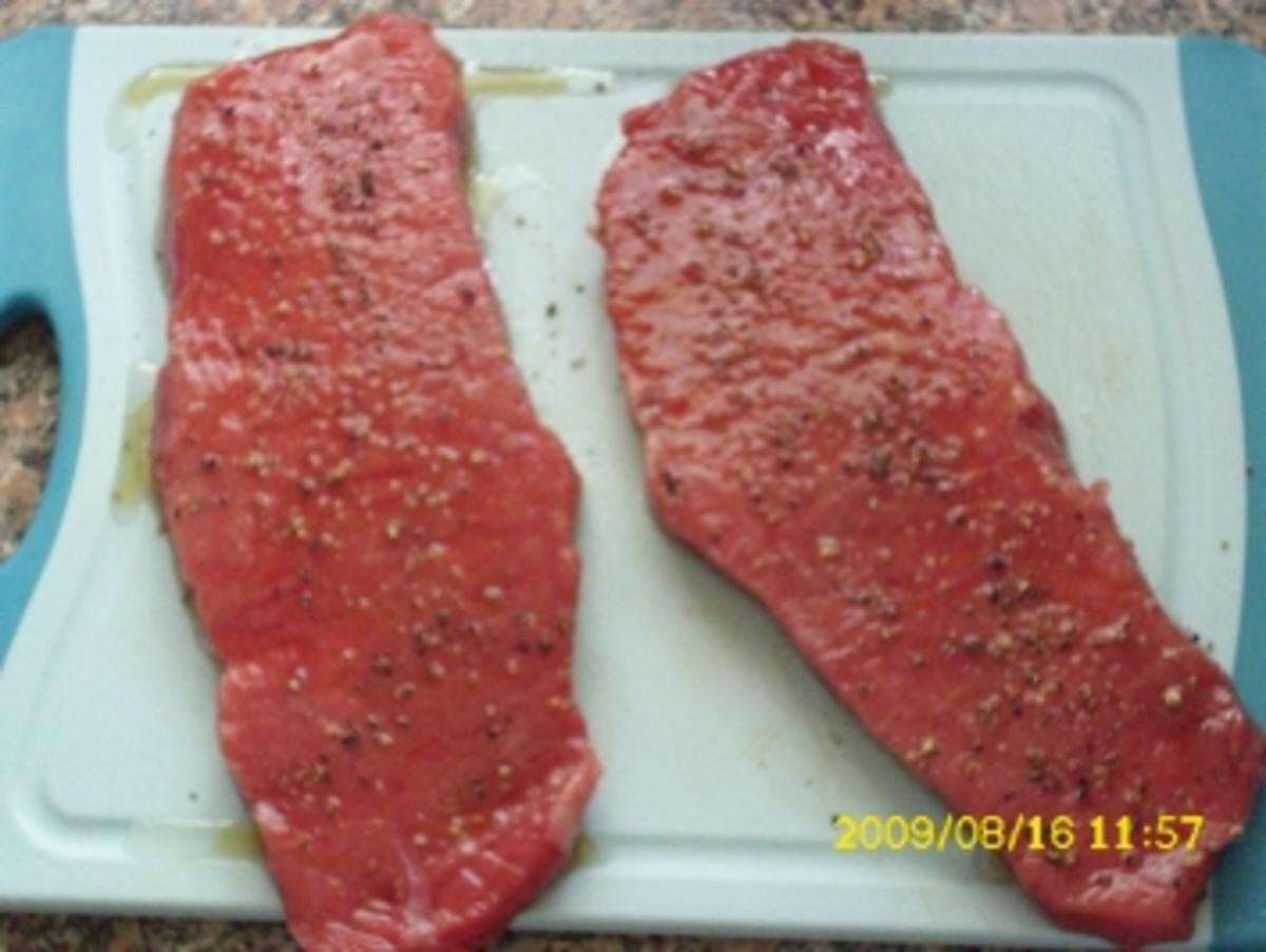Fleisch:  Steak vom Charolaixrind mit Honig-Pfeffer-Glasur - Rezept - Bild Nr. 2