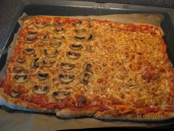 Rezept: Mega Pizza Mega Pizza - Rezept