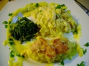 Fisch: Seeteufel in Prosecco Safransauce - Rezept