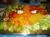 Rezept: Italienische Salatplatte mit Mozzarella Bild Nr. 2 Italienische Salatplatte mit Mozzarella - Rezept - Bild Nr. 2