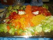Italienische Salatplatte mit Mozzarella - Rezept - Bild Nr. 2