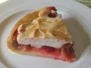 Rhabarber Himbeer Kuchen für 20cm-Form - Rezept