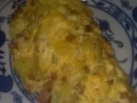 Bauernomelett  Meine Frau hatte noch etwas Hunger und da musste ich schnell was herzaubern - Rezept