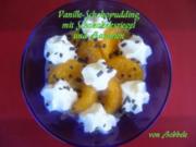 Dessert: Vanille-Schokopudding mit Schokokeksriegel und Bananen - Rezept