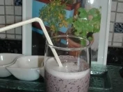 Rezept: Getränk: Blaubeer-Milchshake Getränk: Blaubeer-Milchshake - Rezept