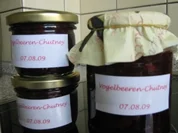 Vogelbeeren-Chutney (Ebereschendoldenbeeren-Chutney) - Rezept