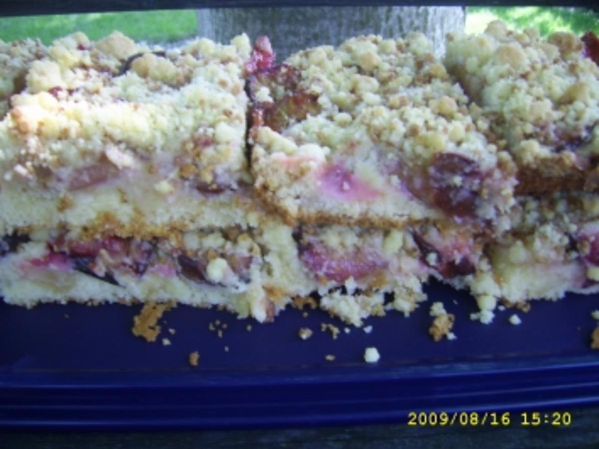 Pflaumen - Streuselkuchen - Rezept mit Bild - kochbar.de