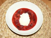 Zwetschgenkompott mit Vanilleeis - Rezept