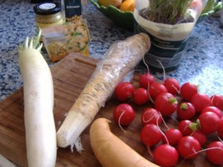 Scharfer Reissalat mit Rettich und Radieschen - einfach - von golfvornholz