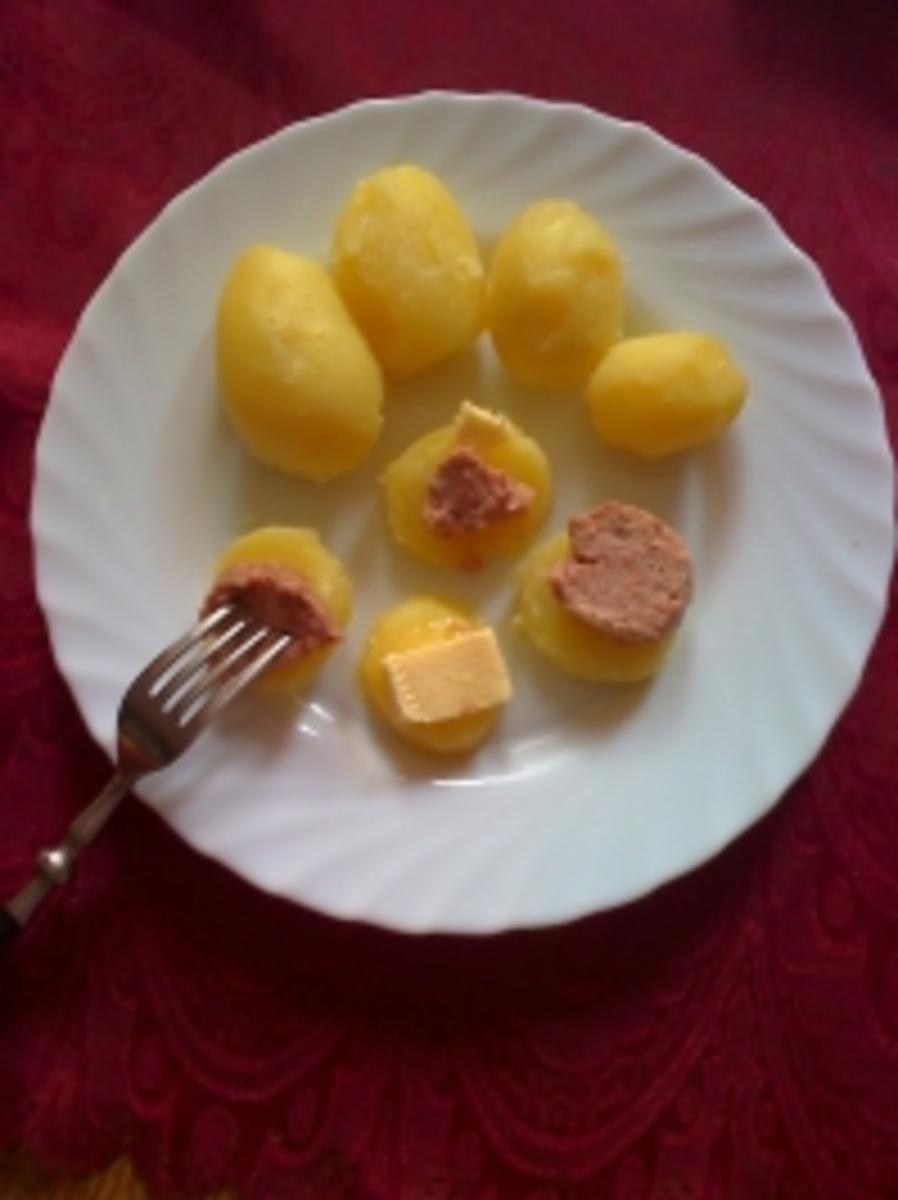 Pellkartoffeln mit Leberwurst - Rezept mit Bild - kochbar.de