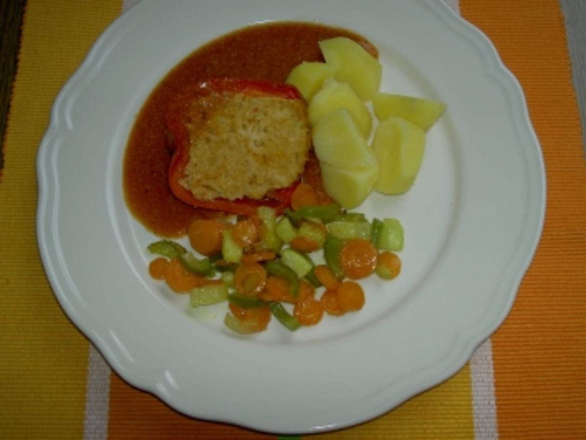 Bilder für Hauptgericht - gefüllte Paprika - Rezept