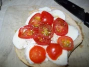 Schnelles Tomate-Mozarella-Brötchen - Rezept