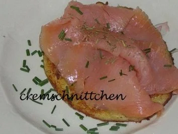 Rezept: Kartoffelpuffer mit Lachs Bild Nr. 2 Kartoffelpuffer mit Lachs - Rezept - Bild Nr. 2