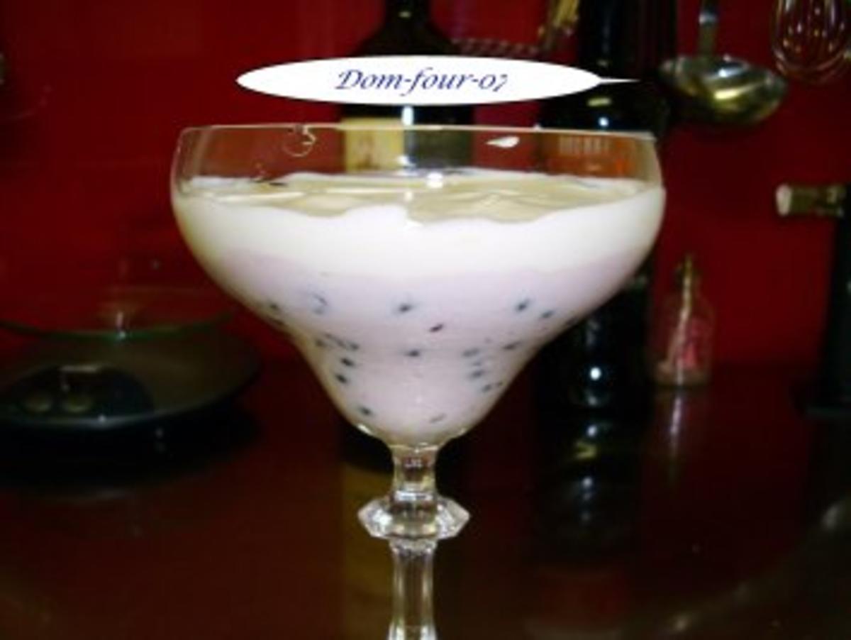 Heidelbeer-Vanillejoghurt   ohne Gelatine - Rezept - Bild Nr. 3