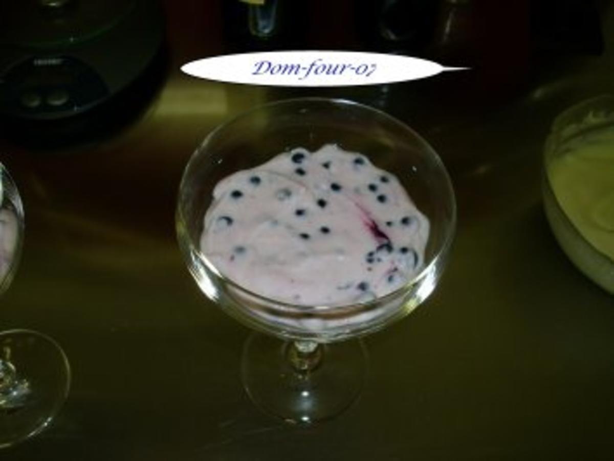 Heidelbeer-Vanillejoghurt   ohne Gelatine - Rezept - Bild Nr. 2