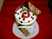 Heidelbeer-Vanillejoghurt   ohne Gelatine - Rezept