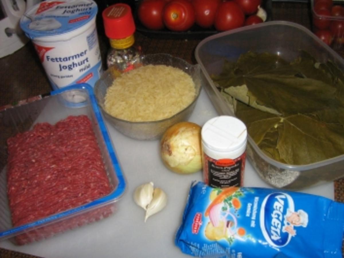 Rajmes Sarma Gefüllte Weinblätter mazedonische Art - einfach - 84 kcal/100g