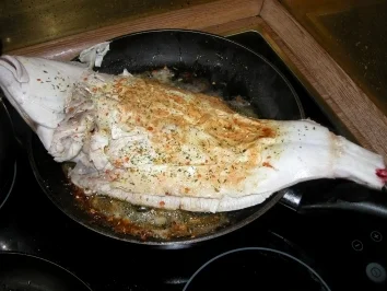 Rezept: Gebratener Heilbutt Bild Nr. 3 Gebratener Heilbutt - Rezept - Bild Nr. 3