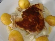 Thunfisch karamellisiert mit Gurken-Pfifferling-Ragout - Rezept