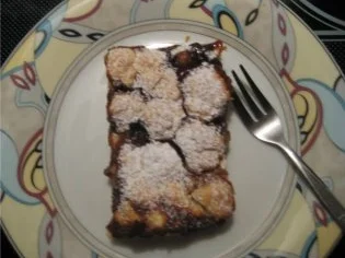 ** Kuchen & Co. ** Streuselkuchen mit Pflaumenmus vom Blech - Rezept