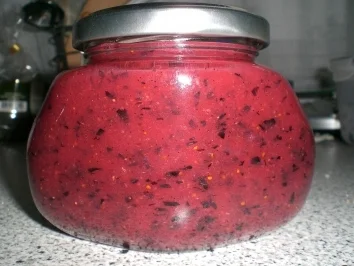 Melonen-Heidelbeer-Marmelade - Rezept