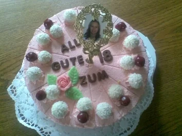 Rosa Raffaello- Torte - Rezept - Bild Nr. 2