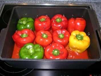 Rezept: Gefüllte Paprika Bild Nr. 2 Gefüllte Paprika - Rezept - Bild Nr. 2