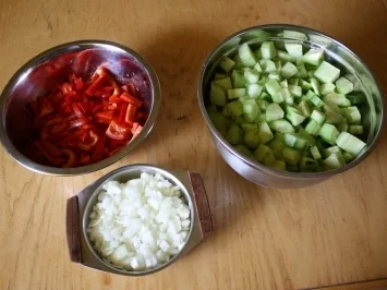 Rezept: Kurkuma-Gurken Kurkuma-Gurken - Rezept