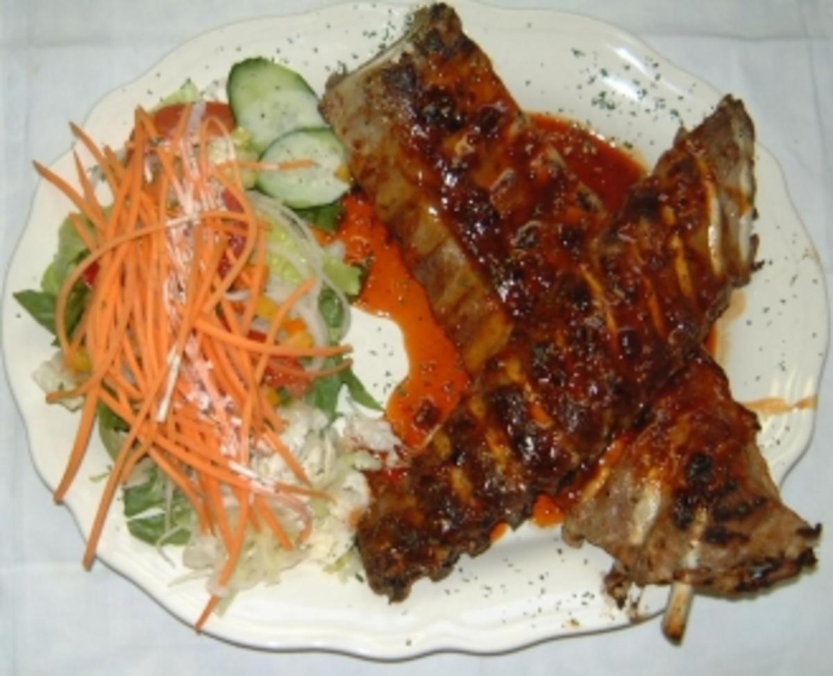 Bilder für Southern Spare Ribs mit Rub&Sauce - Rezept